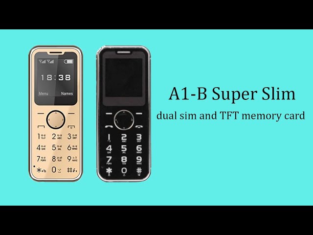 A1B Card Phone Dual Sim Super Slim